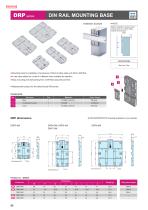 DRP series - DIN RAIL MOUNTING BASE