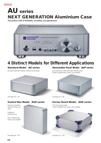 EMC SHIELDED ENCLOSURE with DETACHABLE PANELS - AUPE series