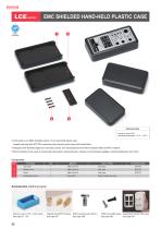 EMC Shielded Handheld Plastic Case - LCE series