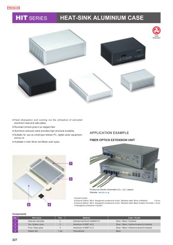 Heat-sink Aluminium Case - HIT series