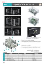 Raspberry Pi 4B ACRYLIC CASE - RPA series