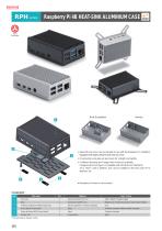 Raspberry Pi 4B heatsink case - RPH series