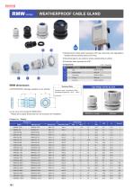 RMW series - WEATHERPROOF CABLE GLAND