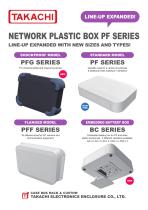 SHOCKPROOF PLASTIC ENCLOSURE - PFG series