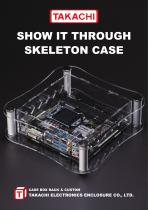 SKGF series - CUSTOM SIZED ACRYLIC BOX with CORNER GUARDS