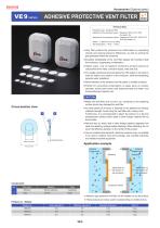 VE9 series - ADHESIVE PROTECTIVE VENT FILTER