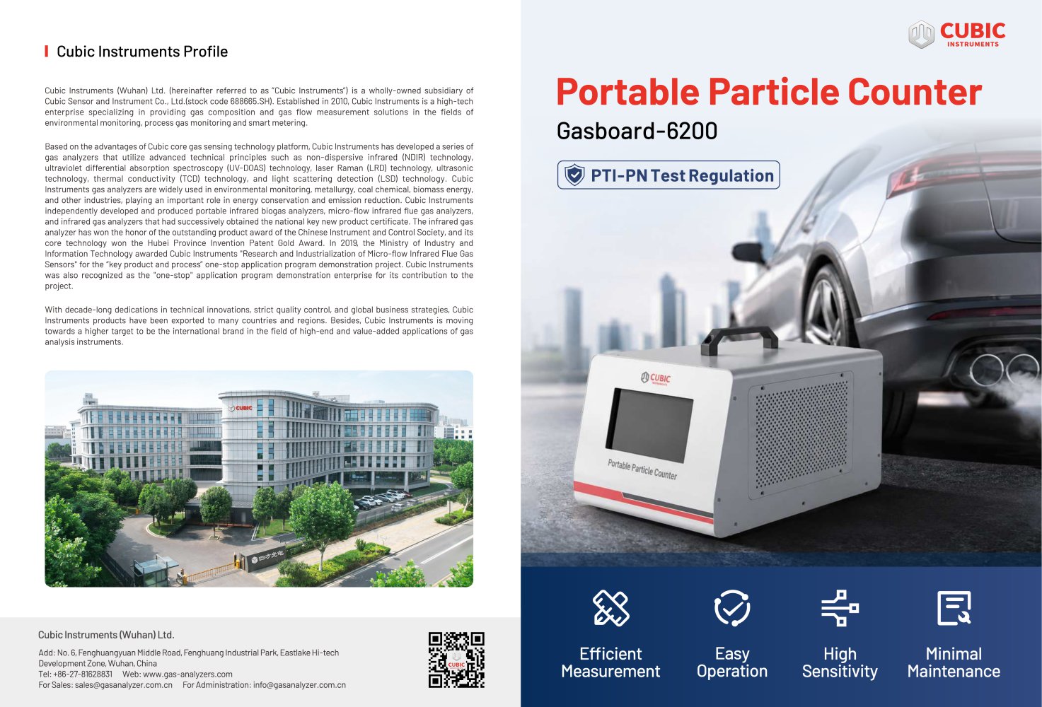 Portable Particle Counter - Cubic Instruments (Wuhan) Ltd.