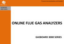 Ruiyi Online Flue Gas Analyzer Gasboard 3000 Series