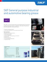 SKF General purpose industrial and automotive bearing grease LGMT 3