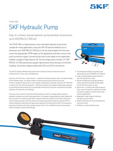 SKF Hydfraulic pump THHP 300