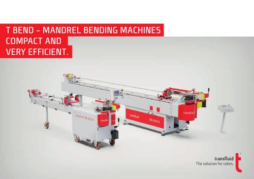 Compact mandrel bending machines