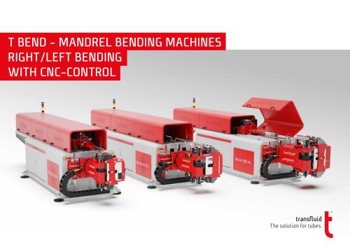 Mandrel bending machines right/left bending with CNC-control