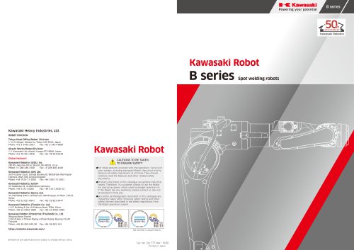 B Series Spot welding robots