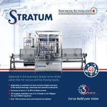 STRATUM DOUBLE SERVO AUTOMATIC PISTON FILLER