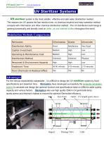 UV Sterilizer Systems