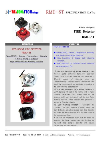 FIRE Detector RMD-5T