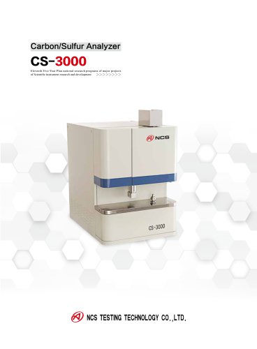 CS-3000 Carbon Sulfur Analyzer