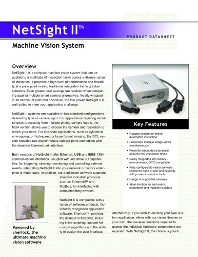 Machine Vision System netsight II