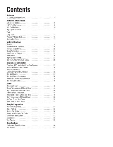 Cheminstruments catalog