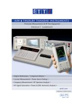 Precision Measurement & RF Test Equipment