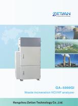 Zetian/HF/HCl online monitoring/emission control/continuous online monitor/GA-5000GI/waste incineration