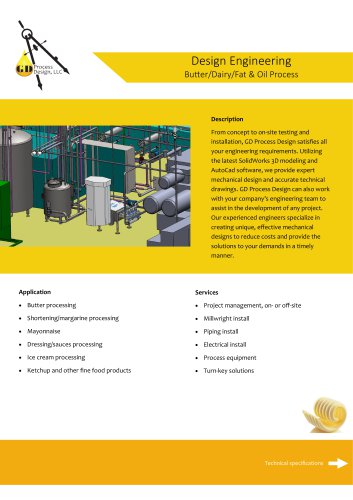 Butter/Dairy/Fat & Oil production line