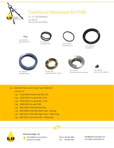 TRADITIONAL WATERSEAL KIT P180