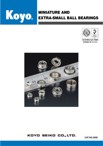 Miniature Bearings