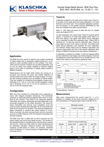Double-Sheet Metal Detector BDK Duo Flex