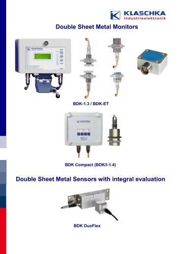 Double Sheet Metal Monitors and Sheet Thickness Sensors_Overview