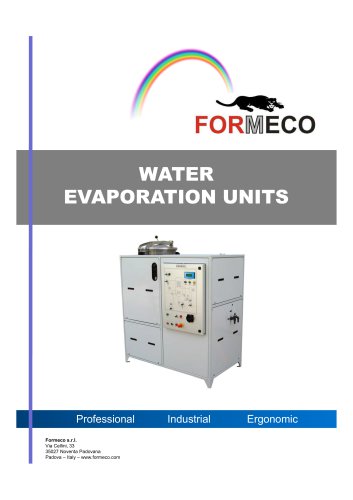 WATER EVAPORATION UNITS