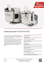 Sample Gas Pump P1.1,P1.1E, P1.2, P1.2E