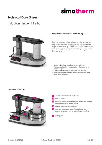 11 51 05 - Technical Data Sheet - IH 210 - EN