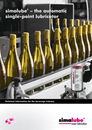 Automatic lubrication in the beverage industry