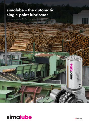 simalube – the automatic single-point lubricator_Technical information for the wood processing industry