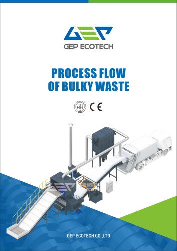 15-60m³/h msw bulky waste shredding and disposal system