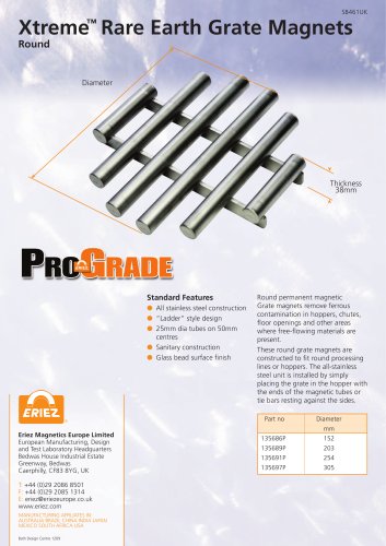 ProGrade  Round Xtreme Rare Earth Magnetic Grate