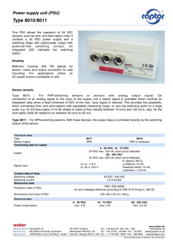 power supply unit  8010, 8011