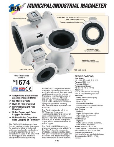 MUNICIPAL/INDUSTRIAL MAGMETER