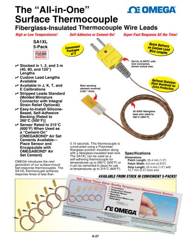 The “All-in-One” Surface Thermocouple