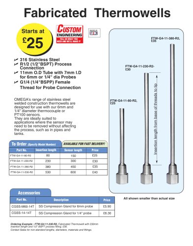 Thermowells   FTW
