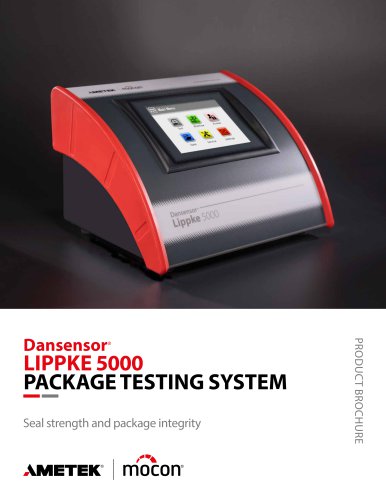 Dansensor LIPPKE 5000 Package Testing System