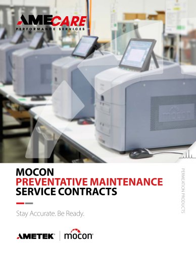 MOCON PREVENTATIVE MAINTENANCE SERVICE CONTRACTS