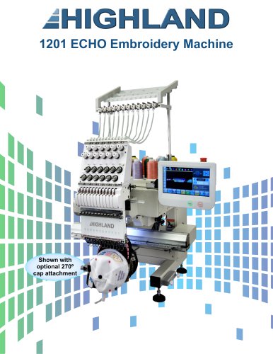 1201 ECHO Embroidery Machine