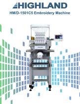 HM/D-1501C5 Embroidery Machine