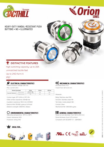 ORION Pushbuttons