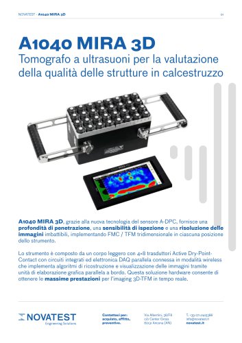A1040 Mira 3D - Technical Sheet