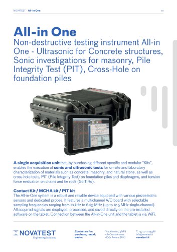ALL-IN-ONE - Technical Sheet
