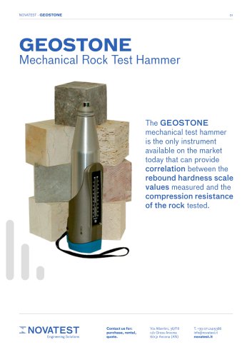 Geostone - Technical Sheet
