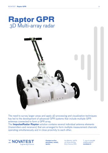 GPR Raptor - Technical Sheet